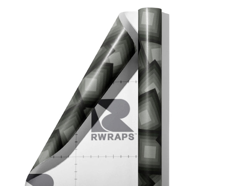 Stacked Squares Abstract Wrap Film Sheets~Rwraps Series 914 Stacked Squares Abstract Scrolled Sheet~3