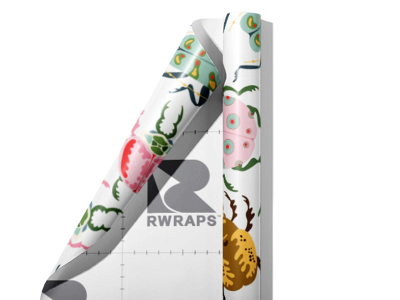 Stag Party Bug Wrap Film Sheets~Rwraps Series 914 Stag Party Bug Scrolled Sheet~3