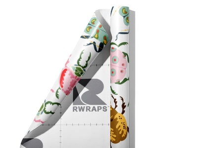 Stag Party Bug Wrap Film Sheets~Rwraps Series 914 Stag Party Bug Scrolled Sheet~3