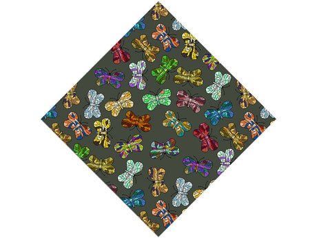 Stained Glass Bug Vinyl Wrap Pattern