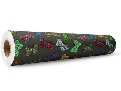 Stained Glass Bug Wrap Film Wholesale Roll~Rwraps Series 914 Digitally Printed Vinyl Roll~5