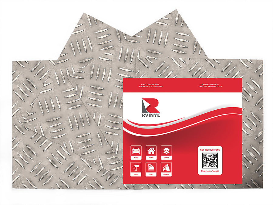 stainless steel diamond plate Craft Vinyl Sheet Pack