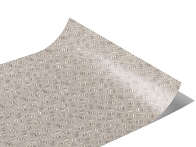 Stainless Steel Diamond Plate Series Custom Printed Wrap Film~Rwraps Series 914 Diamond Plate Digitally Printed Vinyl Wrap~0