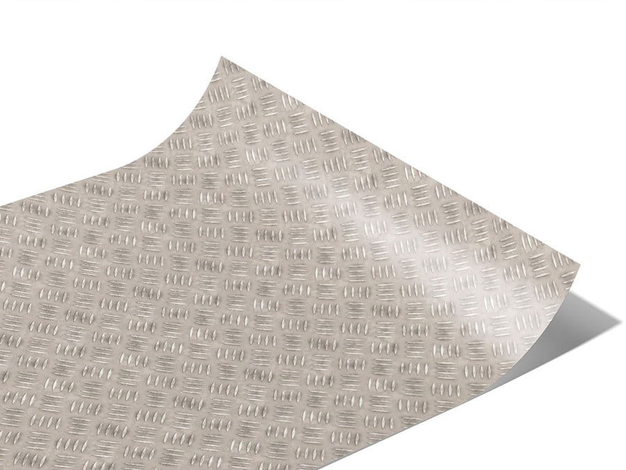 Stainless Steel Diamond Plate Series Custom Printed Wrap Film~Rwraps Series 914 Diamond Plate Digitally Printed Vinyl Wrap~0