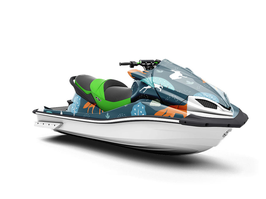 Stalking Prey Animal Jet Ski Vinyl Customized Wrap