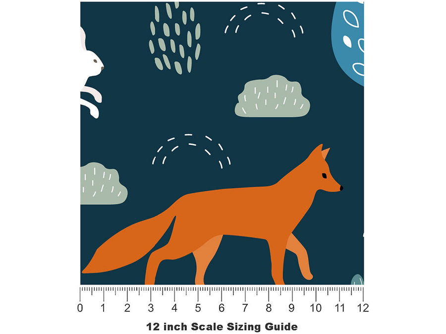 Stalking Prey Animal Vinyl Film Pattern Size 12 inch Scale~Rwraps Stalking Prey Animal Sizing Chart~2