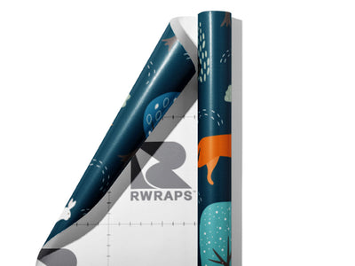Stalking Prey Animal Wrap Film Sheets~Rwraps Series 914 Stalking Prey Animal Scrolled Sheet~3