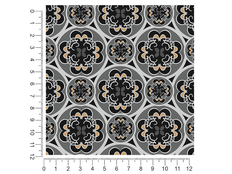 stamped fortitude art deco 1ft x 1ft Craft Sheets