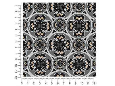 stamped fortitude art deco 1ft x 1ft Craft Sheets
