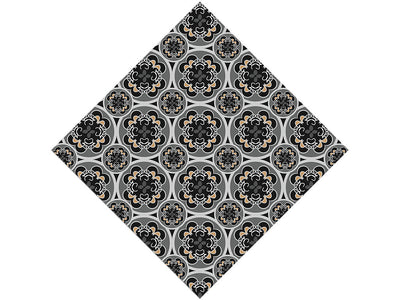 Stamped Fortitude Art Deco Vinyl Wrap Pattern