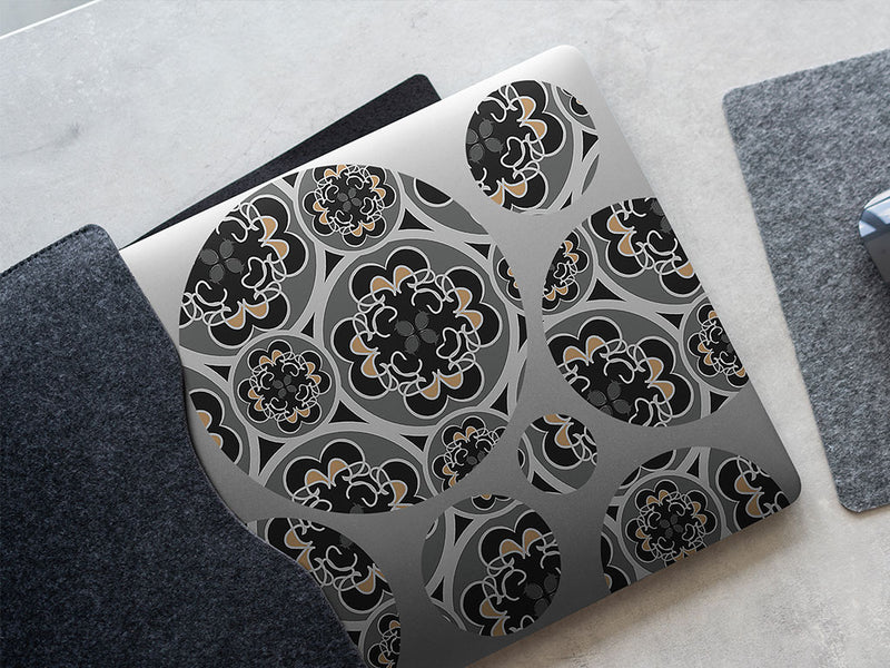 stamped fortitude art deco DIY Laptop Stickers