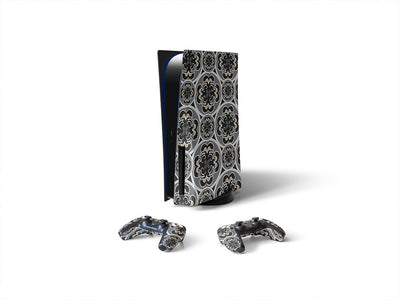 stamped fortitude art deco Sony PS5 DIY Skin