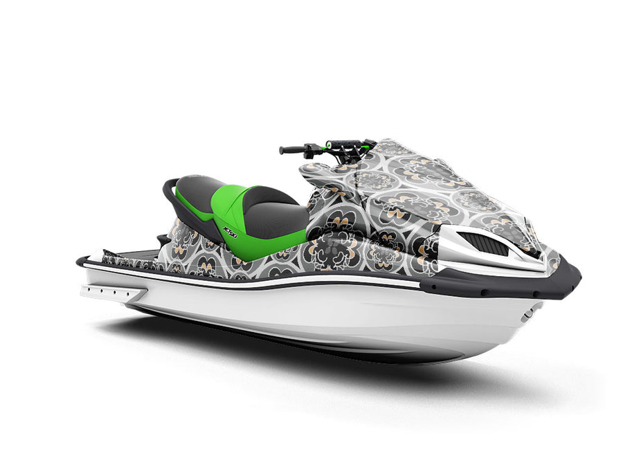Stamped Fortitude Art Deco Jet Ski Vinyl Customized Wrap