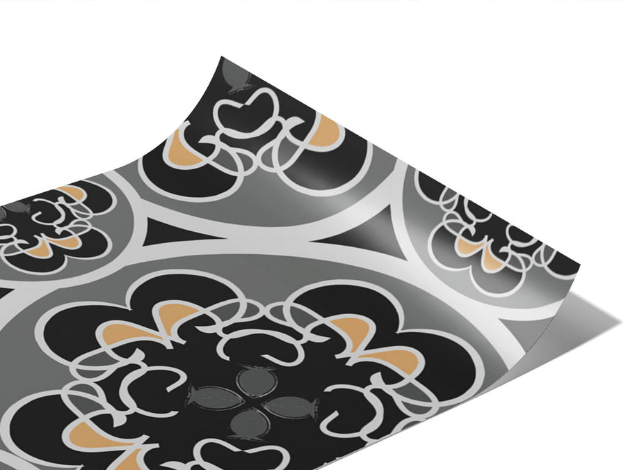 Stamped Fortitude Art Deco Vinyl Wraps~Rwraps Series 914 Digitally Printed Vinyl Wrap~0