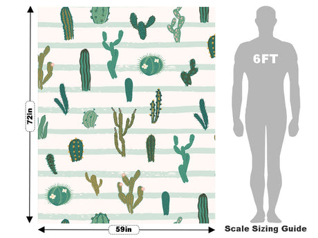 Stand Out Cacti Vehicle Wrap Scale~Rwraps Series 914 Stand Out Cacti Measurements~1