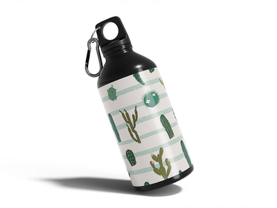 stand out cactus Water Bottle DIY Stickers