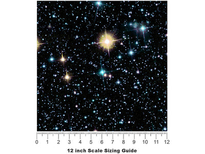 Star Gazer Science Fiction Vinyl Film Pattern Size 12 inch Scale~Rwraps Star Gazer Science Fiction Sizing Chart~2