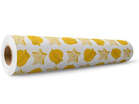 Star King Fruit Vinyl Wrap Pattern~Rwraps Series 914 Digitally Printed Vinyl Roll~5