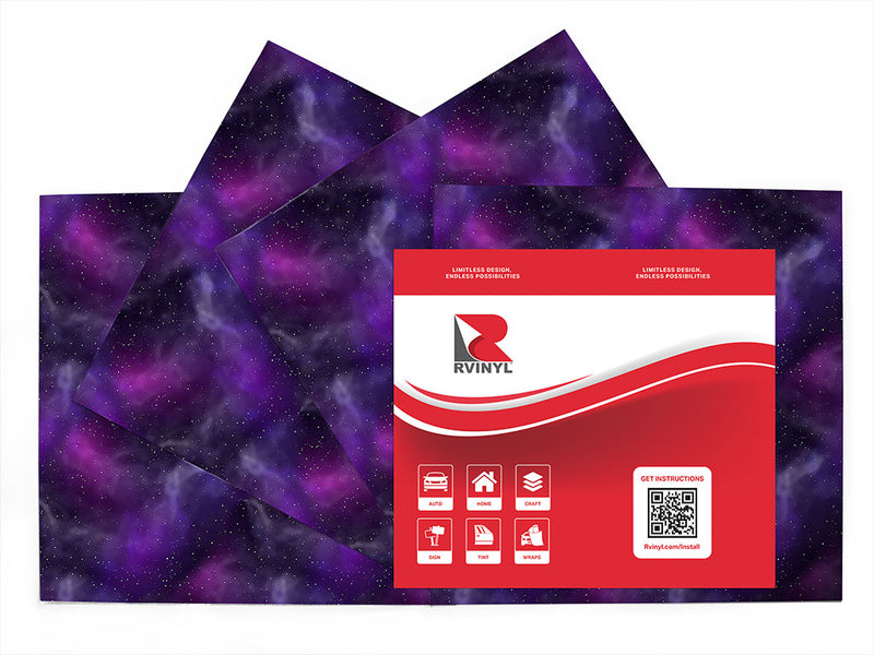 star light galaxy Craft Vinyl Sheet Pack