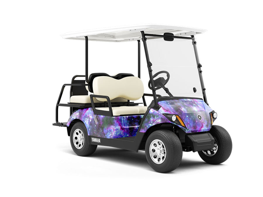 Star Lorde Science Fiction Wrapped Golf Cart