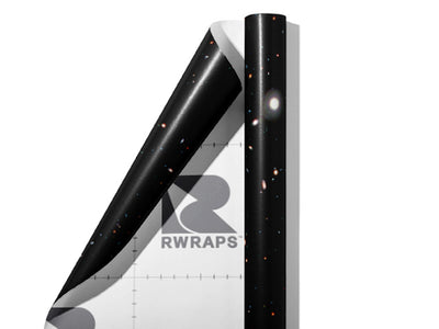 Starfield Dark Science Fiction Wrap Film Sheets~Rwraps Series 914 Starfield Dark Science Fiction Scrolled Sheet~3