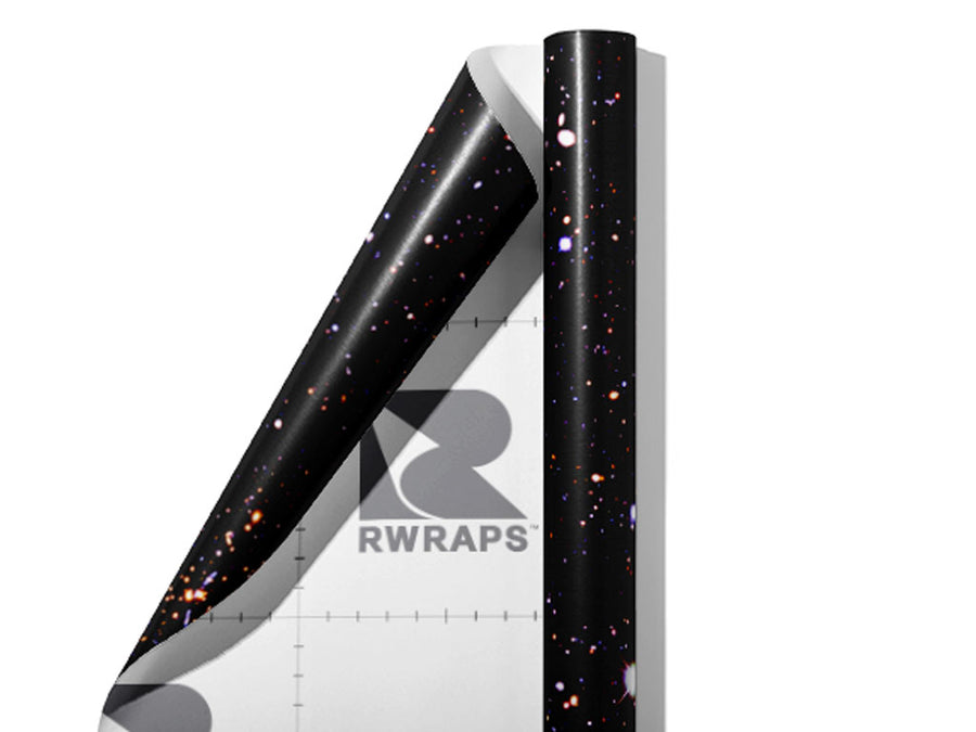 Starfield Night Science Fiction Wrap Film Sheets~Rwraps Series 914 Starfield Night Science Fiction Scrolled Sheet~3
