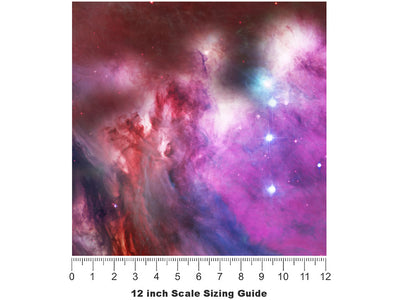 Starry Imagination Science Fiction Vinyl Film Pattern Size 12 inch Scale~Rwraps Starry Imagination Science Fiction Sizing Chart~2