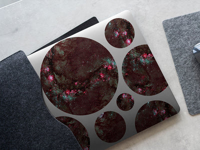 starry night science fiction DIY Laptop Stickers