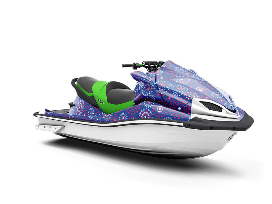 Starry Skies Americana Jet Ski Vinyl Customized Wrap