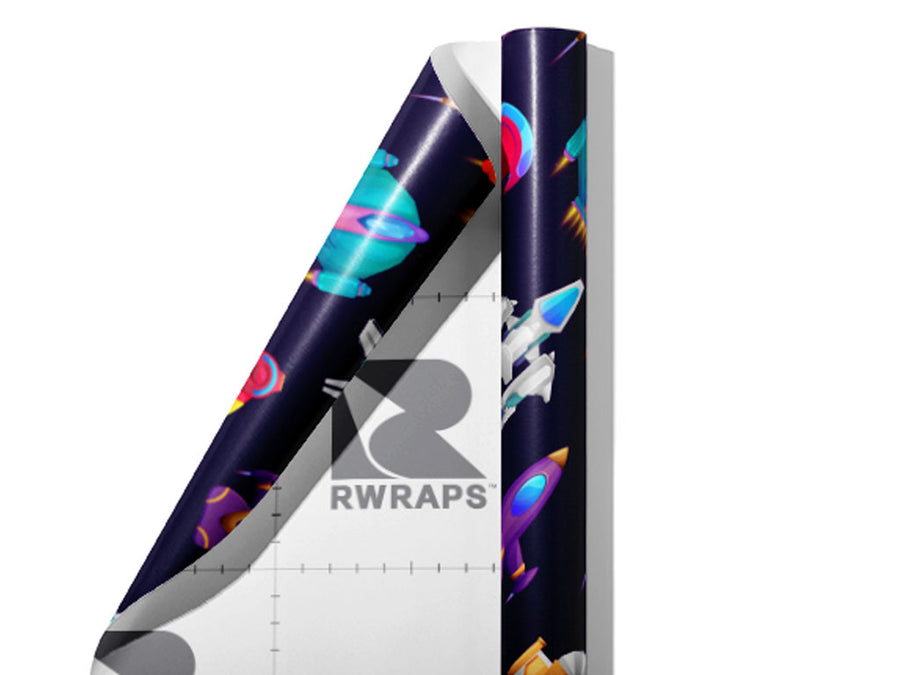 Starship Infantry Science Fiction Wrap Film Sheets~Rwraps Series 914 Starship Infantry Science Fiction Scrolled Sheet~3