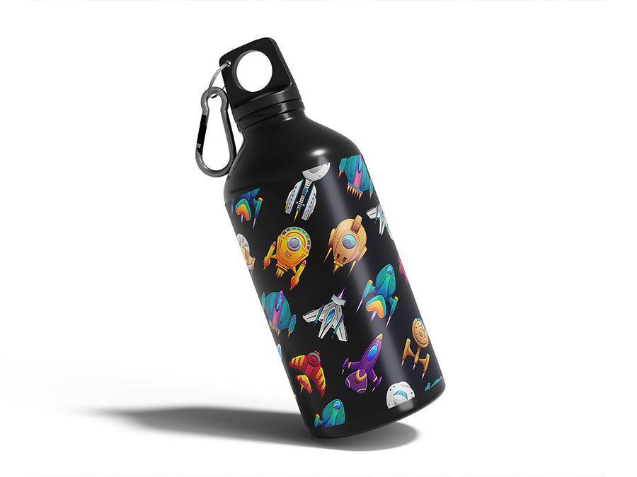 starship infantry science fiction Water Bottle DIY Stickers