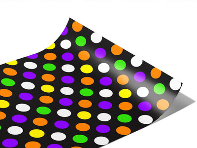 Startled Still Polka Dot Vinyl Wraps~Rwraps Series 914 Digitally Printed Vinyl Wrap~0