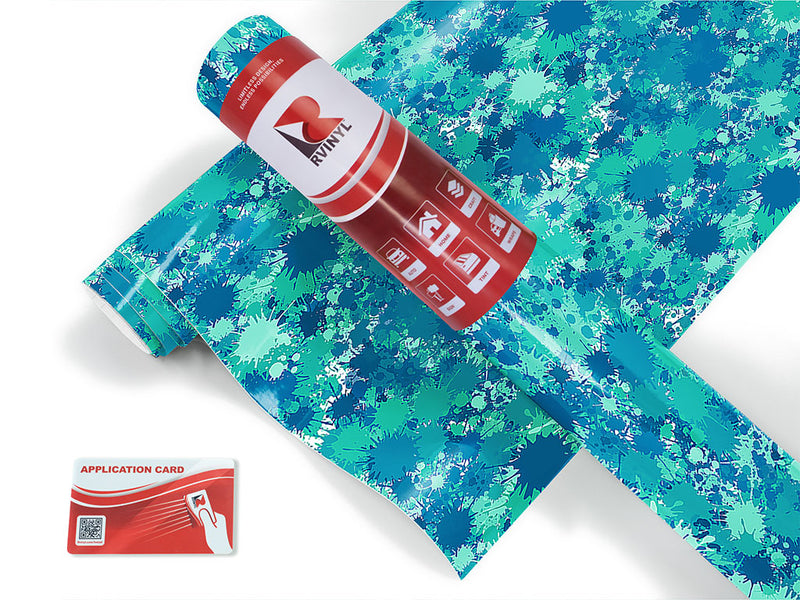 stay home paint splatter Craft Vinyl Roll