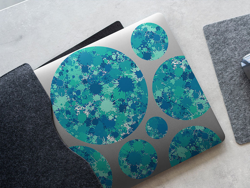 stay home paint splatter DIY Laptop Stickers