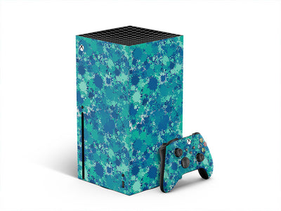 stay home paint splatter XBOX DIY Decal