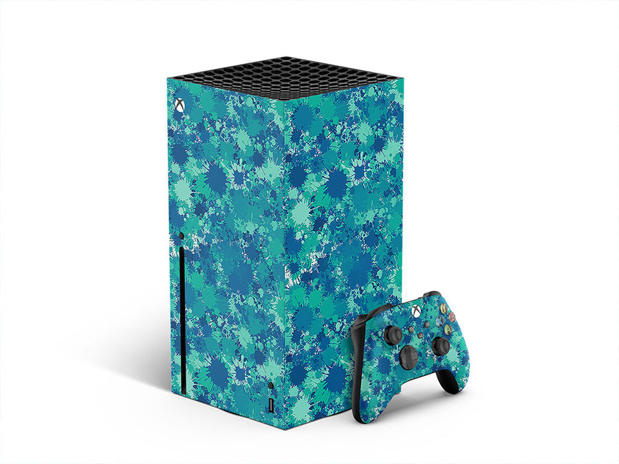 stay home paint splatter XBOX DIY Decal