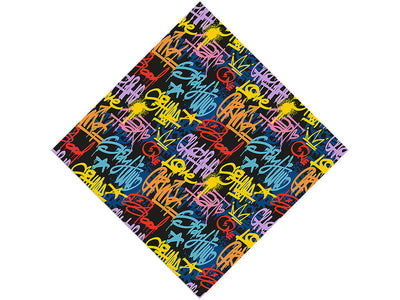Stay Wild Graffiti Vinyl Wrap Pattern