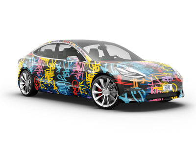 Stay Wild Graffiti Vehicle Vinyl Wrap