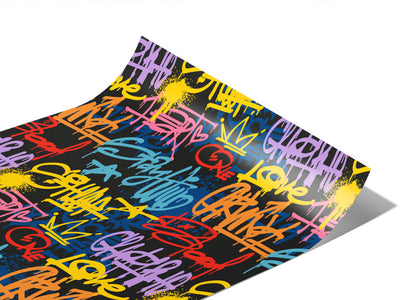Stay Wild Graffiti Vinyl Wraps~Rwraps Series 914 Digitally Printed Vinyl Wrap~1