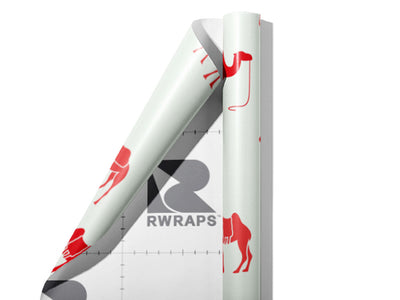 Steady Heat Animal Wrap Film Sheets~Rwraps Series 914 Steady Heat Animal Scrolled Sheet~3