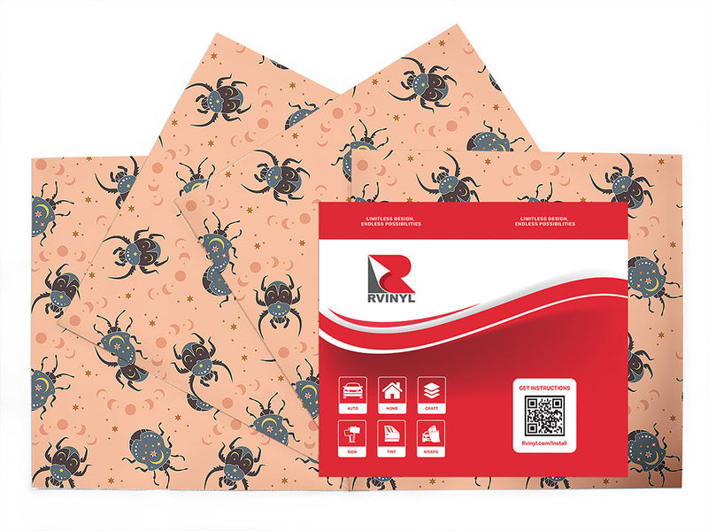 steady moonlight bug Craft Vinyl Sheet Pack