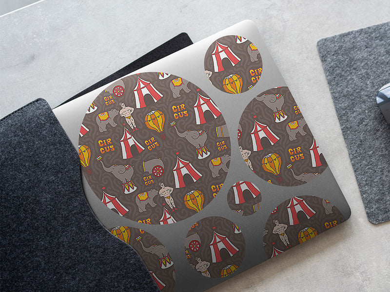 steady strongman circus DIY Laptop Stickers