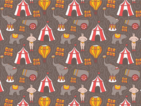 Steady Strongman Circus Vinyl Wrap Pattern~Rwraps Series 914 Digitally Printed Vinyl Wrap~0