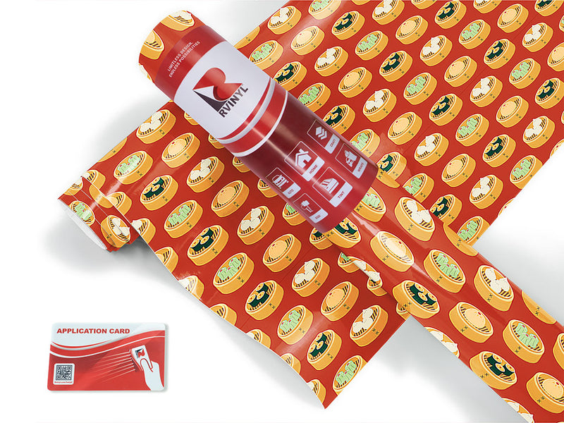 steamed buns japanese Craft Vinyl Roll