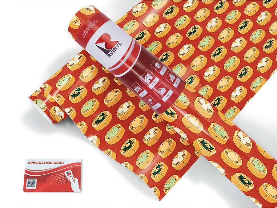 steamed buns japanese Craft Vinyl Roll