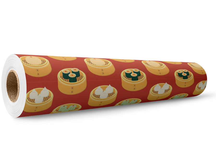 Steamed Buns Food Wrap Film Wholesale Roll~Rwraps Series 914 Digitally Printed Vinyl Roll~5