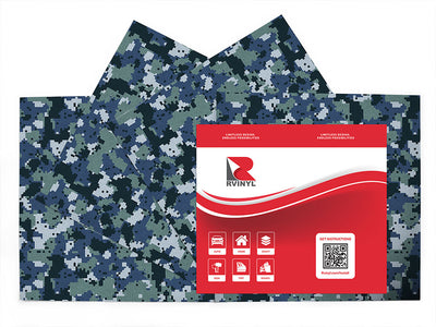 steel marpat camouflage Craft Vinyl Sheet Pack