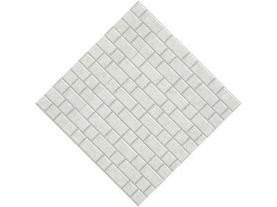 Stepped Grey Brick Vinyl Wrap Pattern