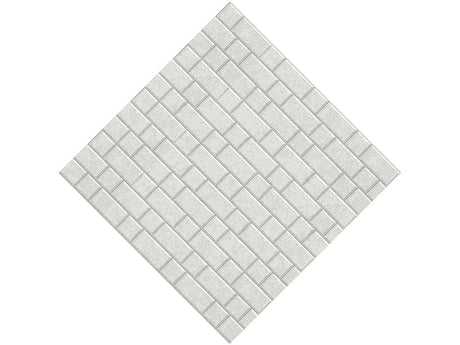 Stepped Grey Brick Vinyl Wrap Pattern