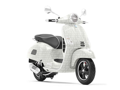 Stepped Grey Brick Vespa Scooter Wrap Film